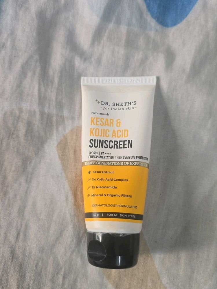 Dr. Sheth's Kesar Kojic Acid Sunscreen