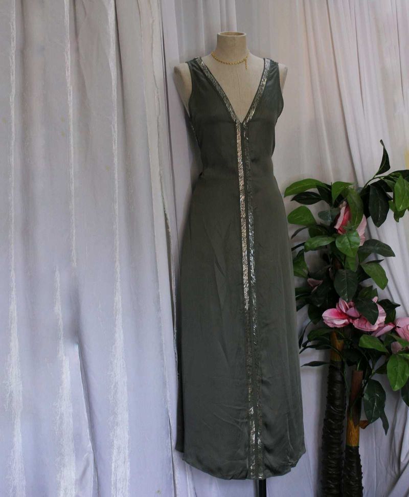 Zara Limited Edition Olive Green Maxi Dress