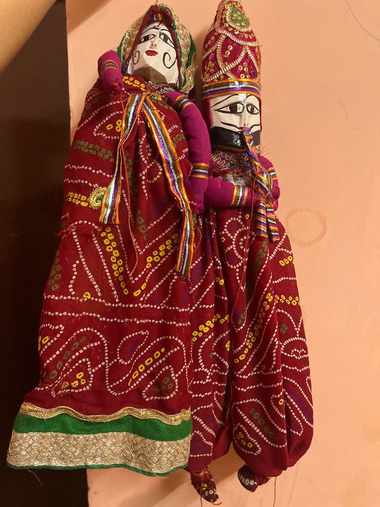 Rajasthani Couple Dolls