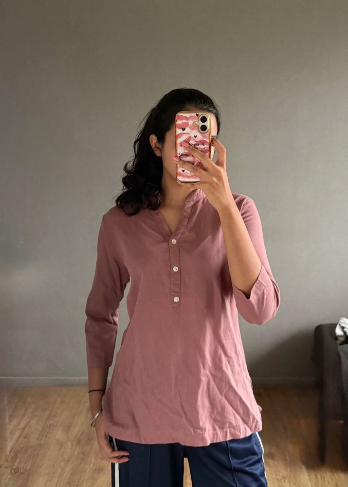Mauve Kurti Top