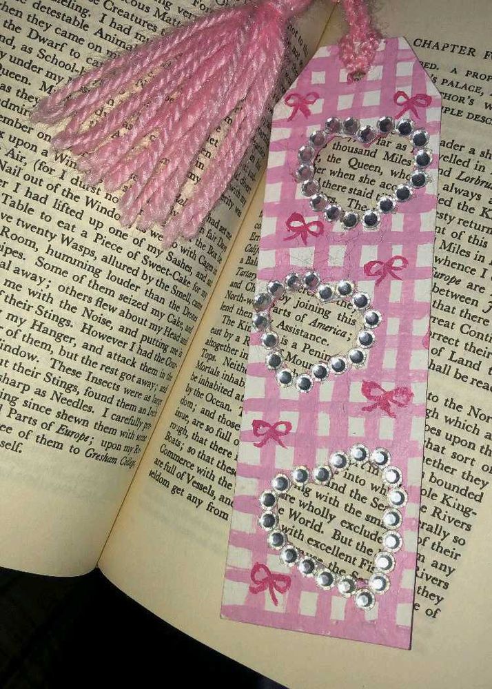 Cute Heart Bookmark For girls 💗🍓