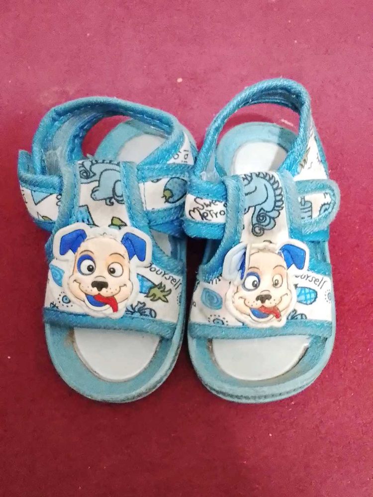 Cute Blue Puppy Sandals