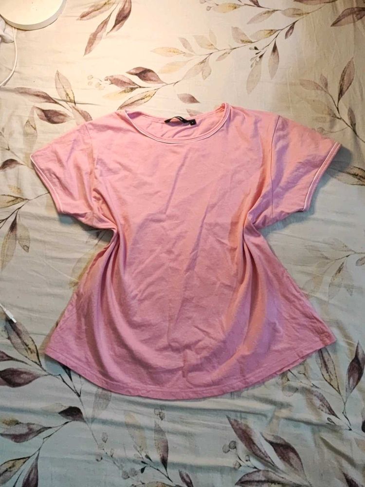 Pink Zudio T-shirt Top