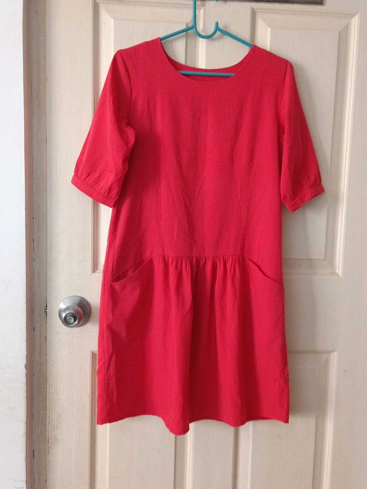 Red Casual Dress