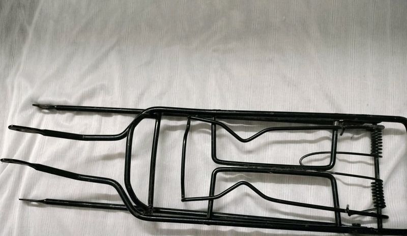 Black Bicycle Cargo Rack