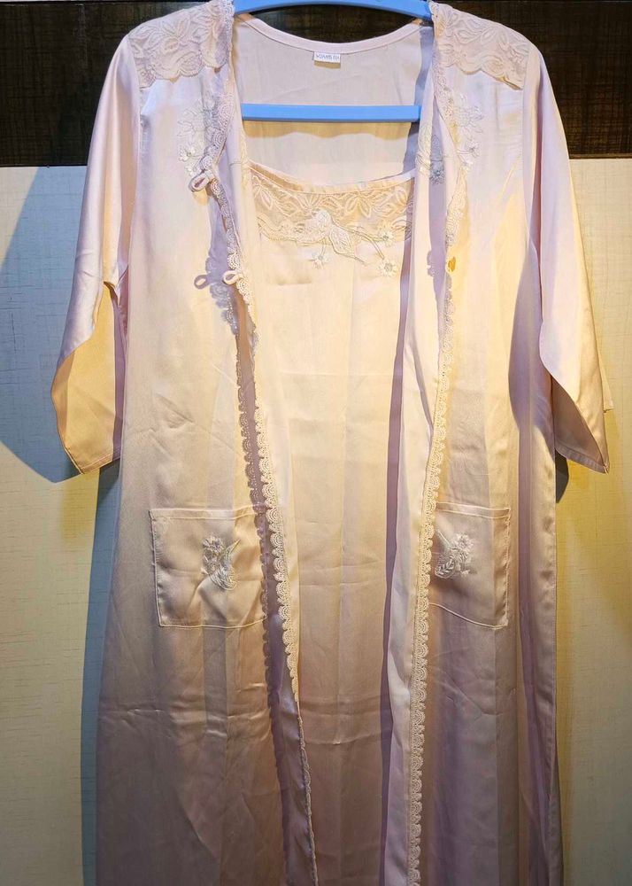 Sexy Wedding 2 Piece Nightgown