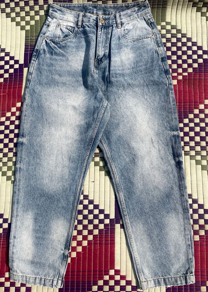 Acid Wash Denim Jeans