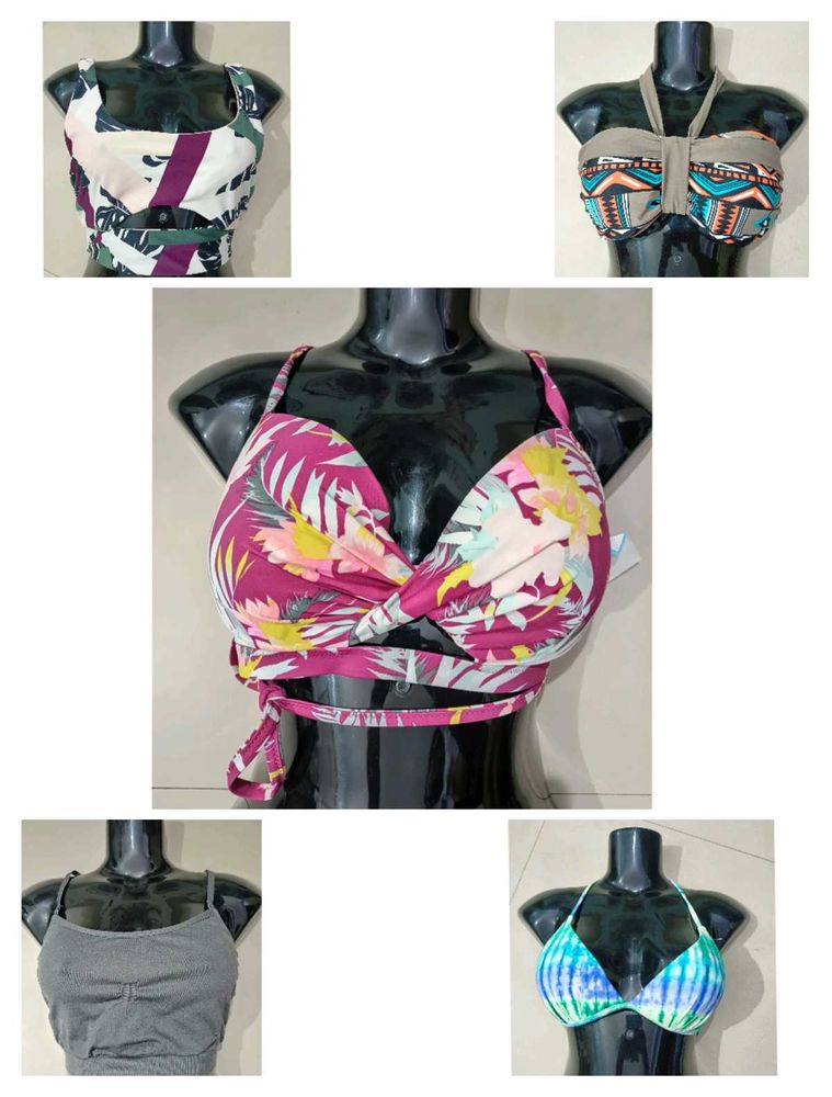 Branded Mixed Bikini Tops Bundle Free Size M &amp; L