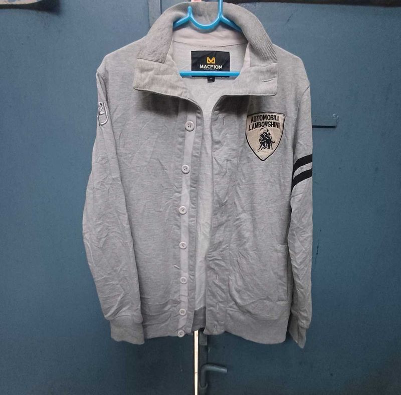 🩶grey Varsity jack