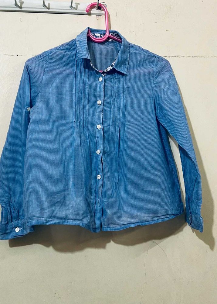 Blue Striped Shirt