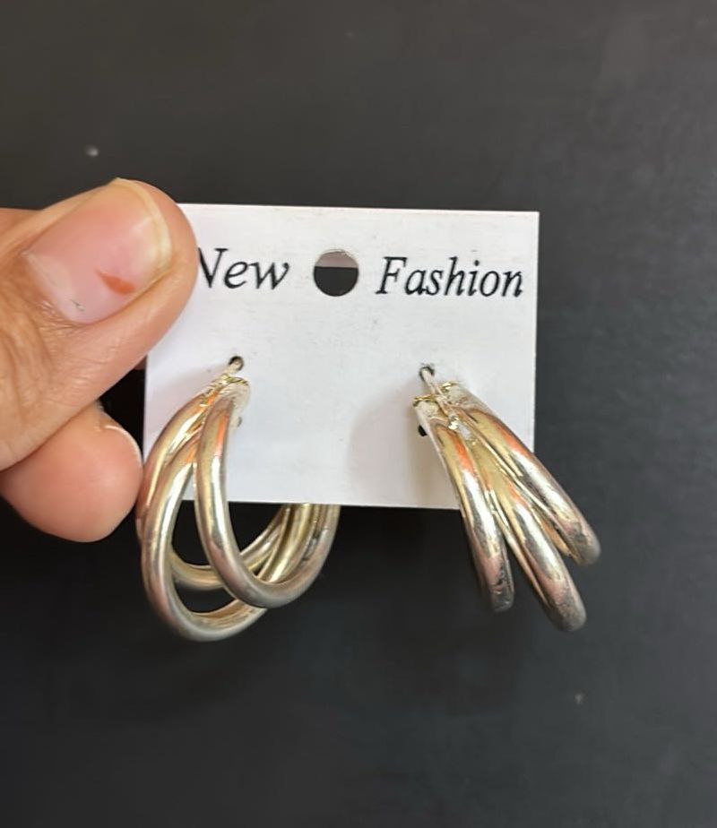 Triple Hoop Earrings