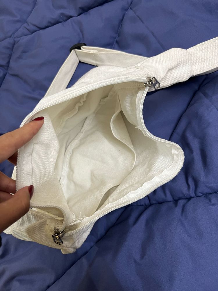 White Sling Bag
