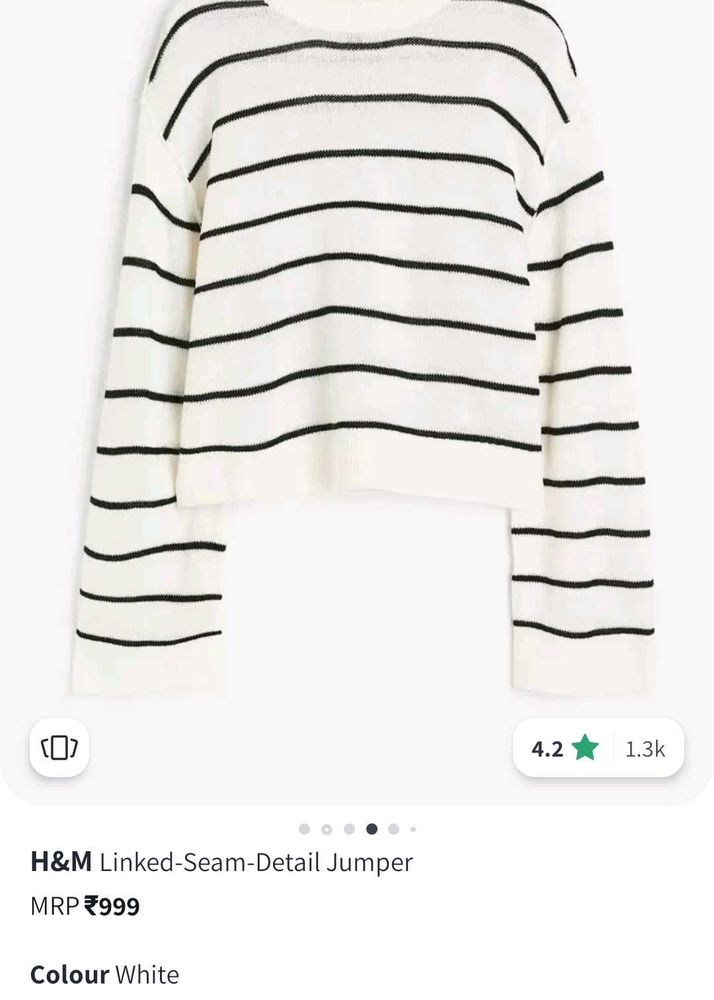 HnM Striped Jumper