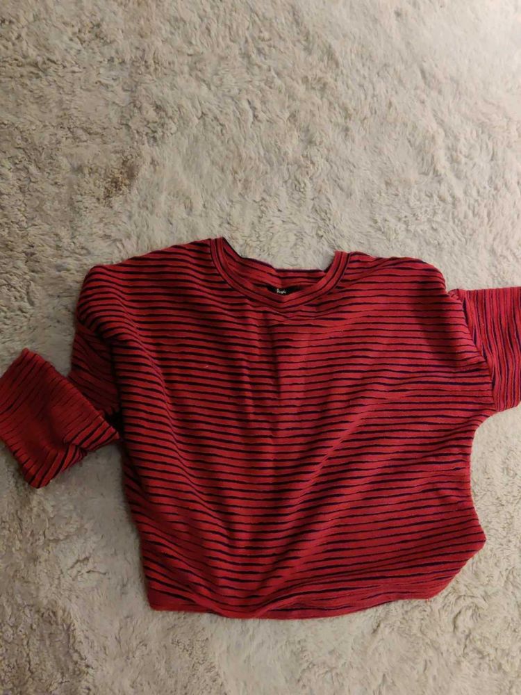 Striped Red Top