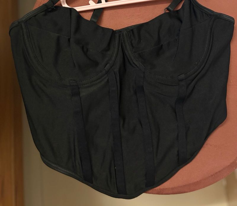 Black Corset Top (shein, XS-S)