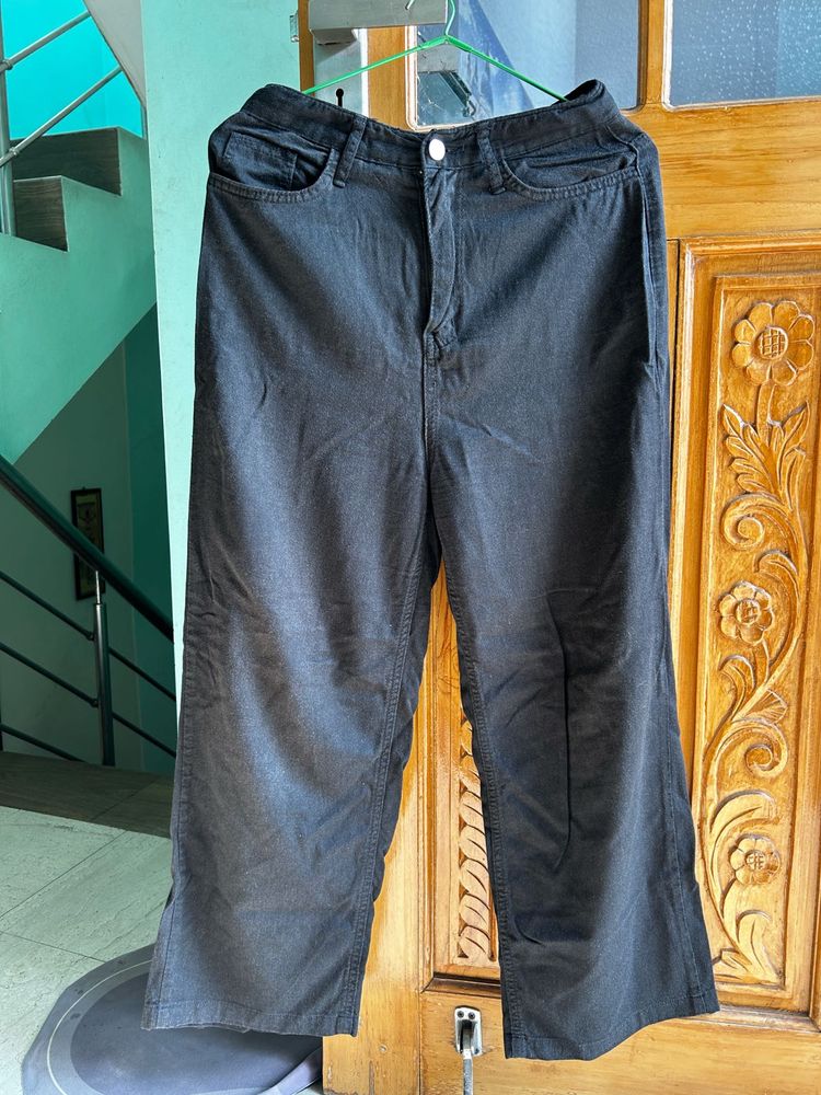 Wide Leg Black Pants