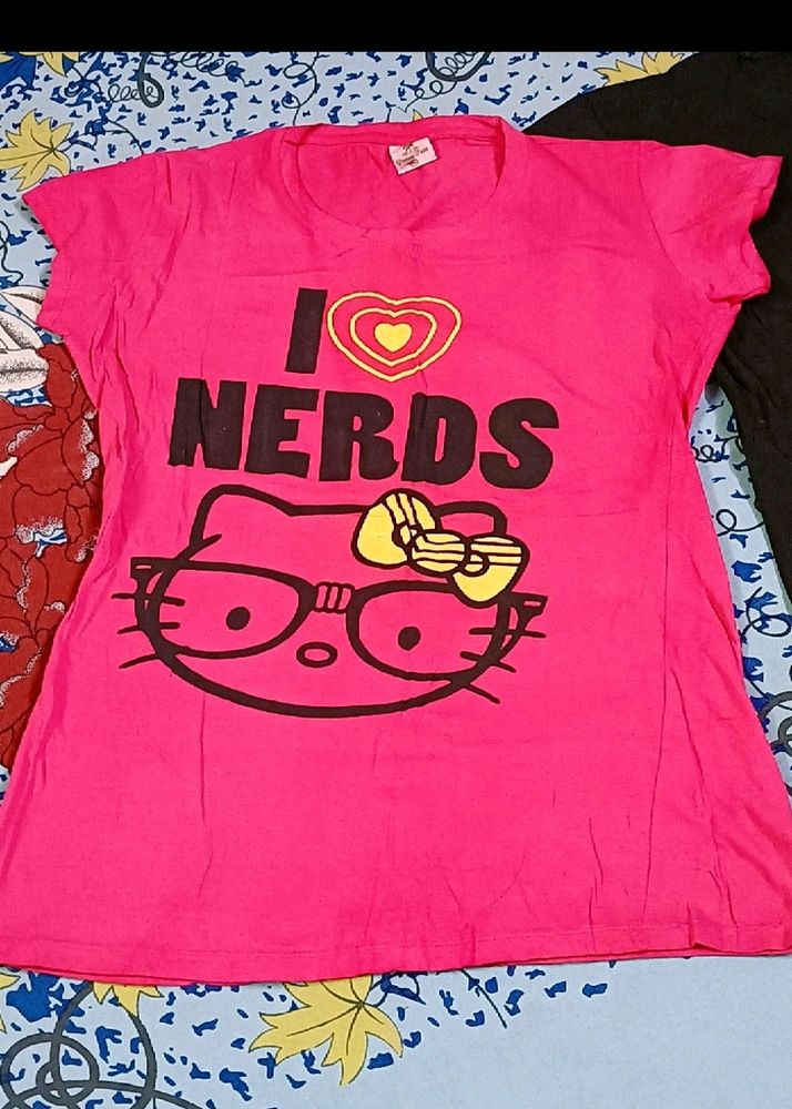 Hot Pink Girls Tshirt