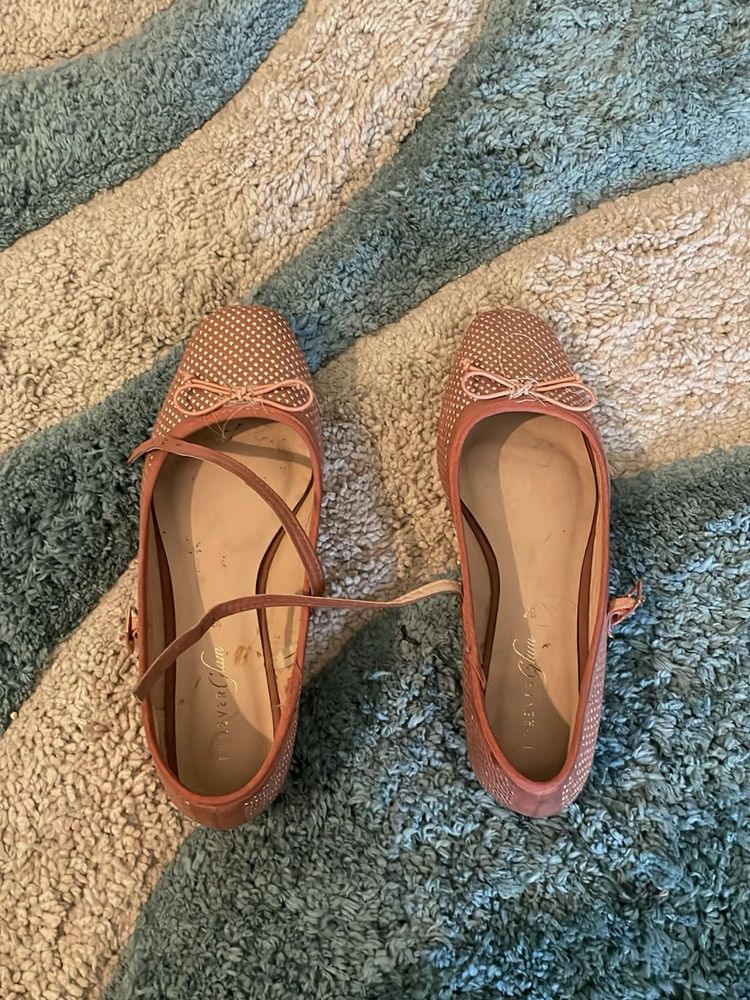 Cute Pink Ballet Flats size 37