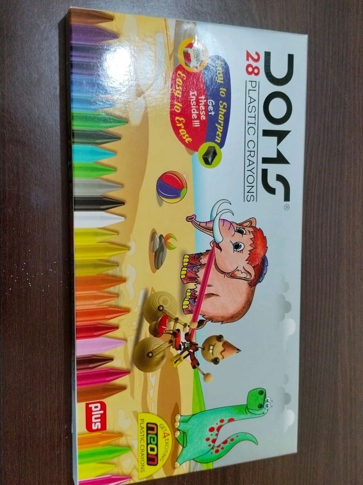 DOMS Plastic Crayons