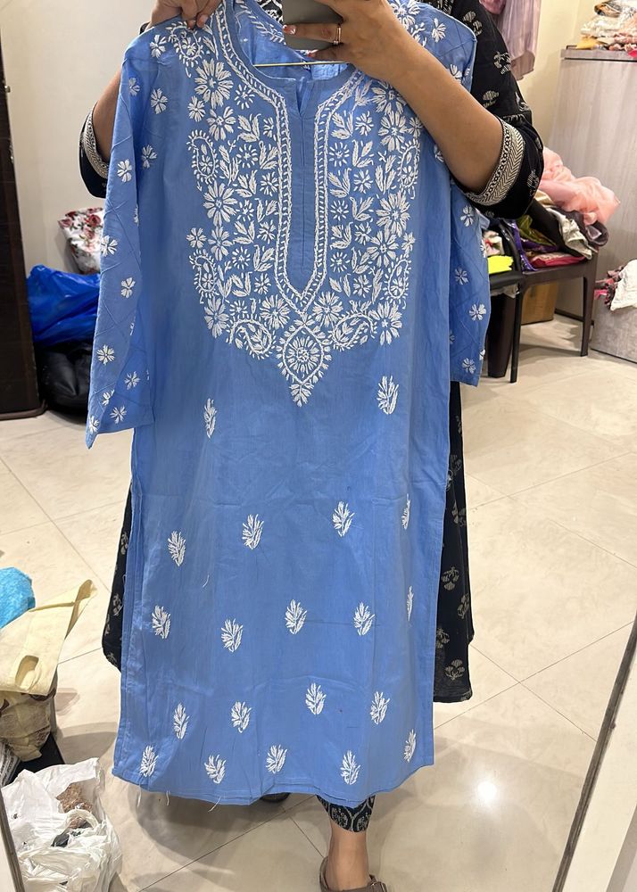 Cotton Luckhnowi Kurti