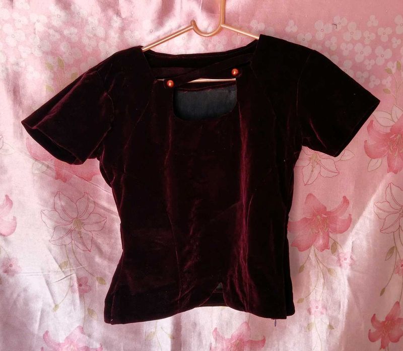 Vintage Velvet Top
