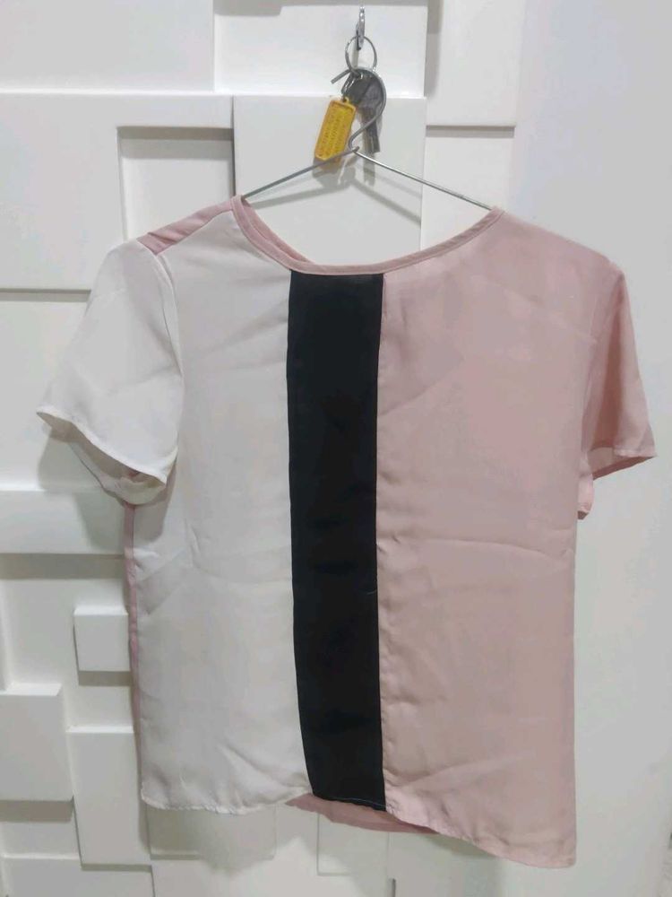 Pink Georgette Top