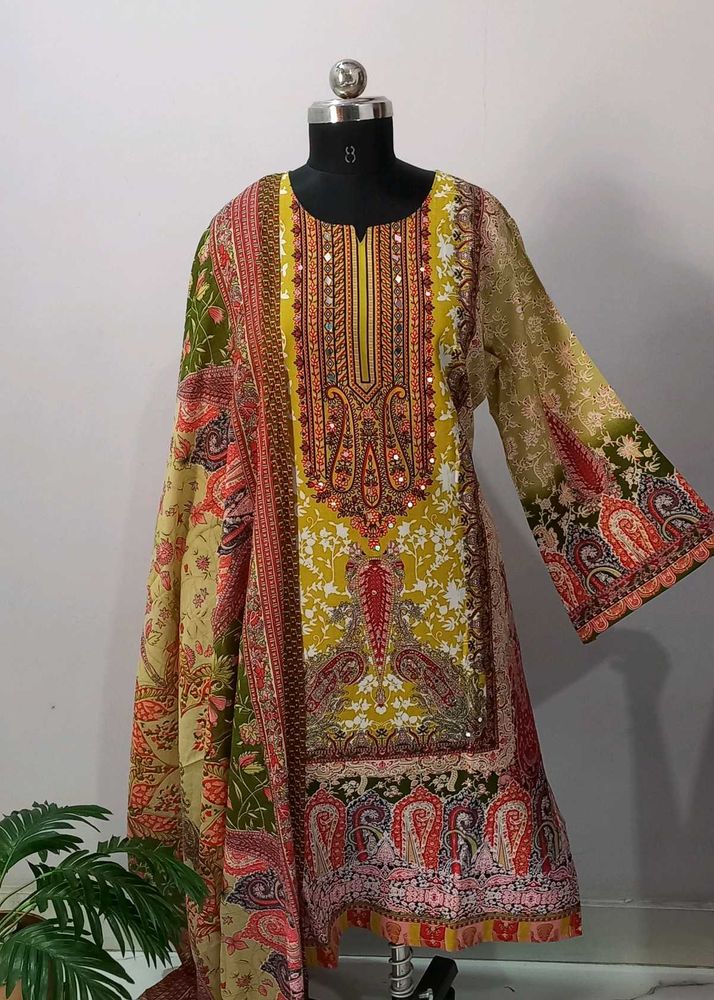 Brand New Pakistani Cotton Suit