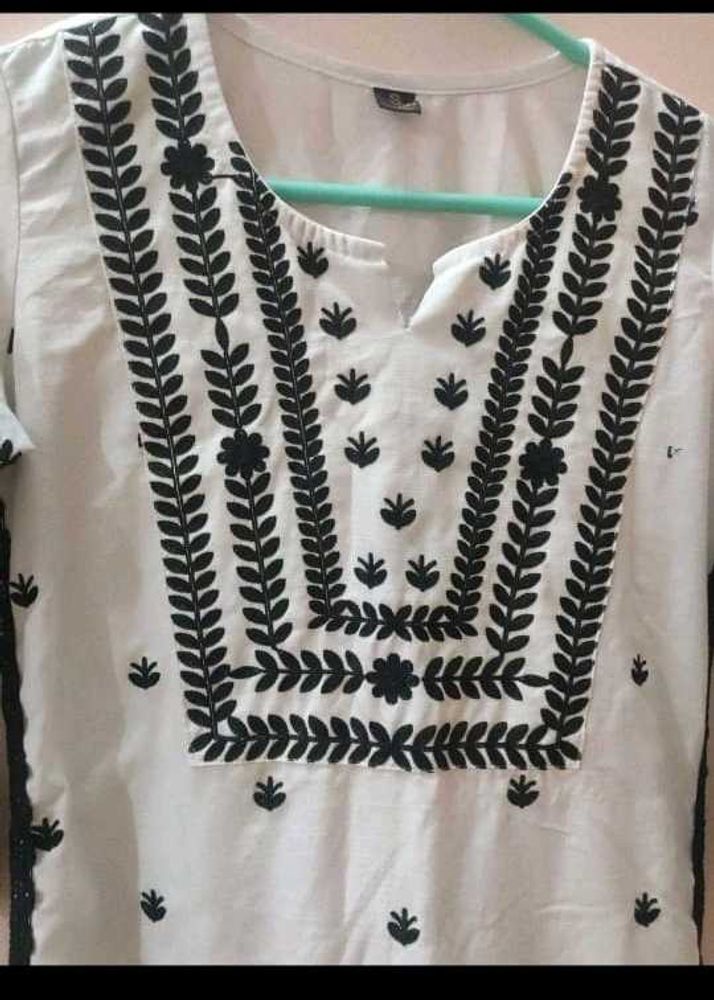 Chikankari White Kurta