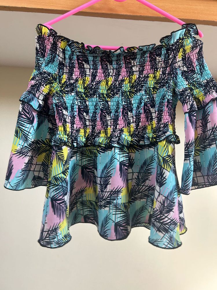 Palm Print Top - Forever glam by Pantaloons