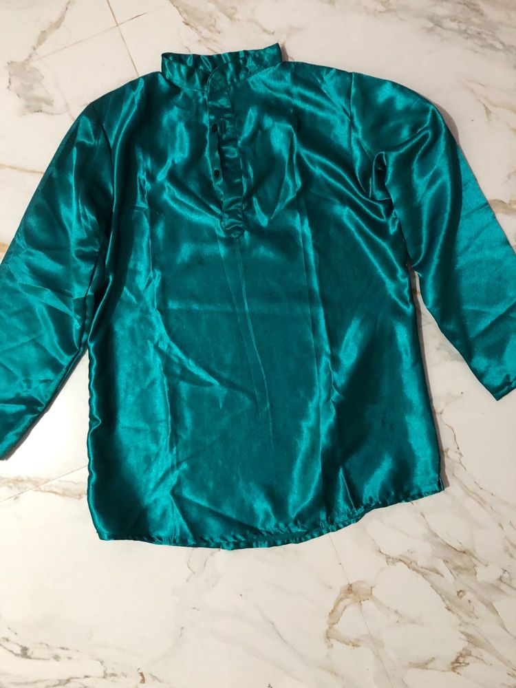 Teal Kurta