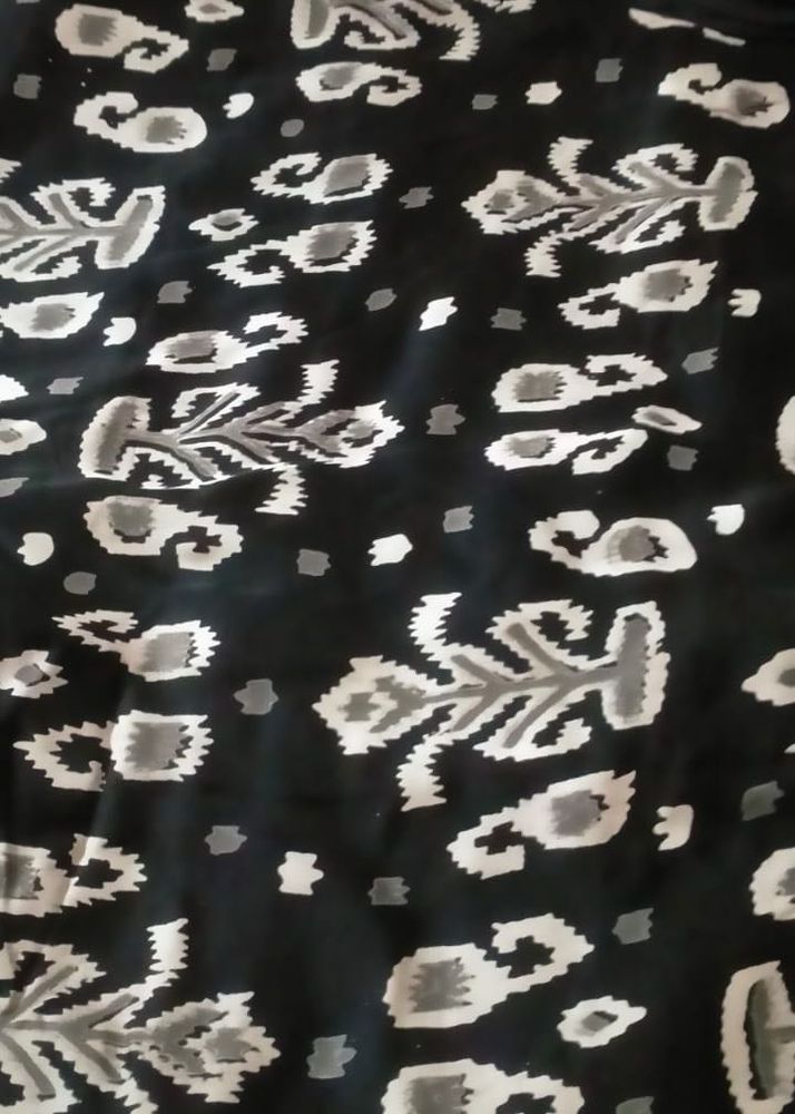 Modal Satin Fabric Block Print