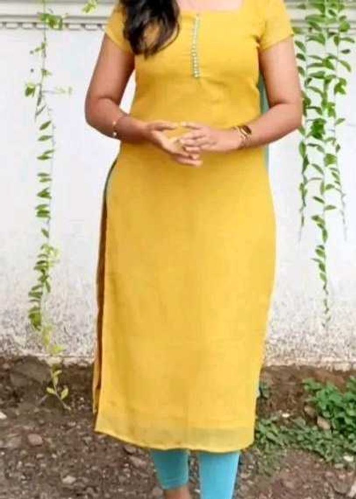 Elegant Yellow Kurta