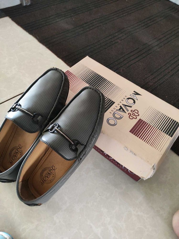 BRANDED MOVADO URBAN EDGE LOAFERS (GREY).