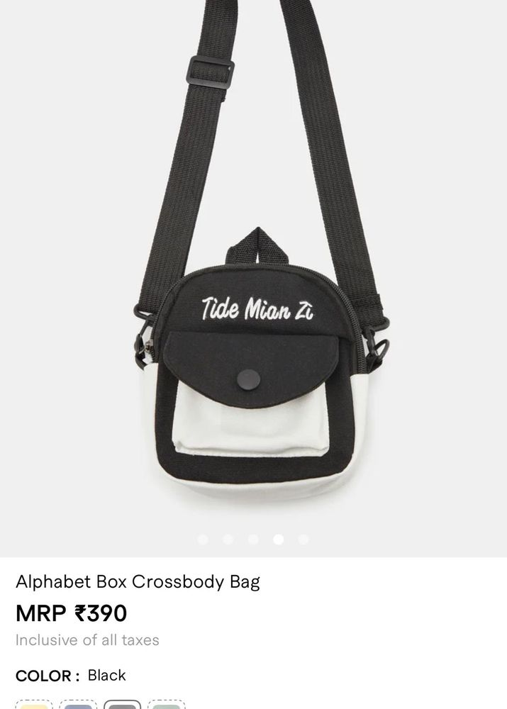 A Cute Little Canvas Side Bag