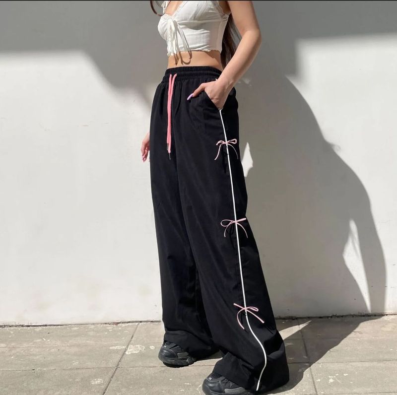 Sale 🎊Viral High Waist Bow Parachute Pant🎀