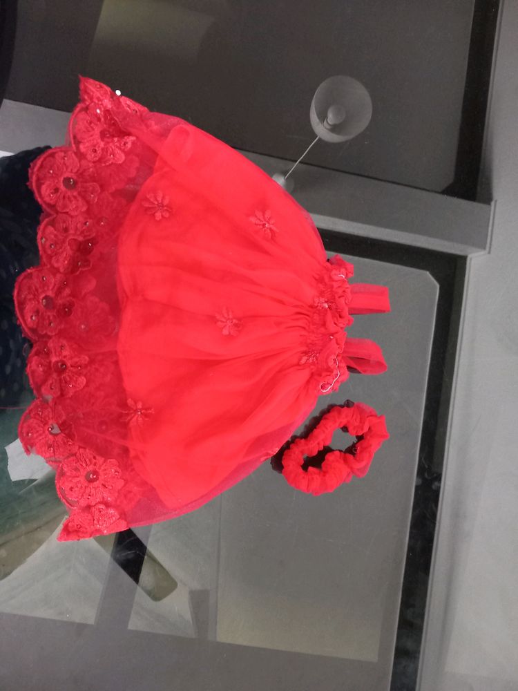 New Born Babies Party Wear Dress,   Newly Stiched