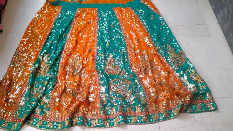 Lehenga Type Saree