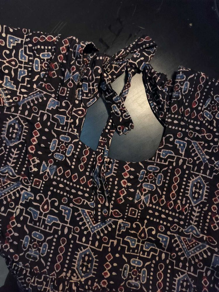 Kalamkari Anarkali dress