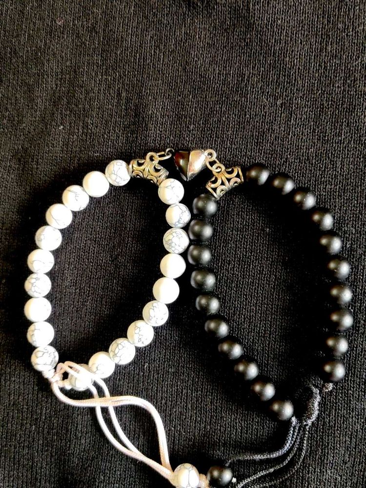 Magnetic Couple Bracelet Set