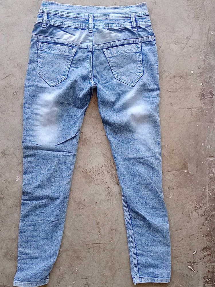 Light Wash Denim Jeans