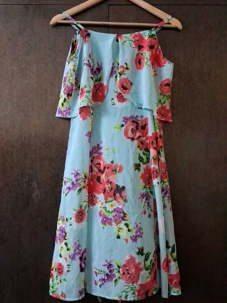 SASSAFRAS Floral Print Dress