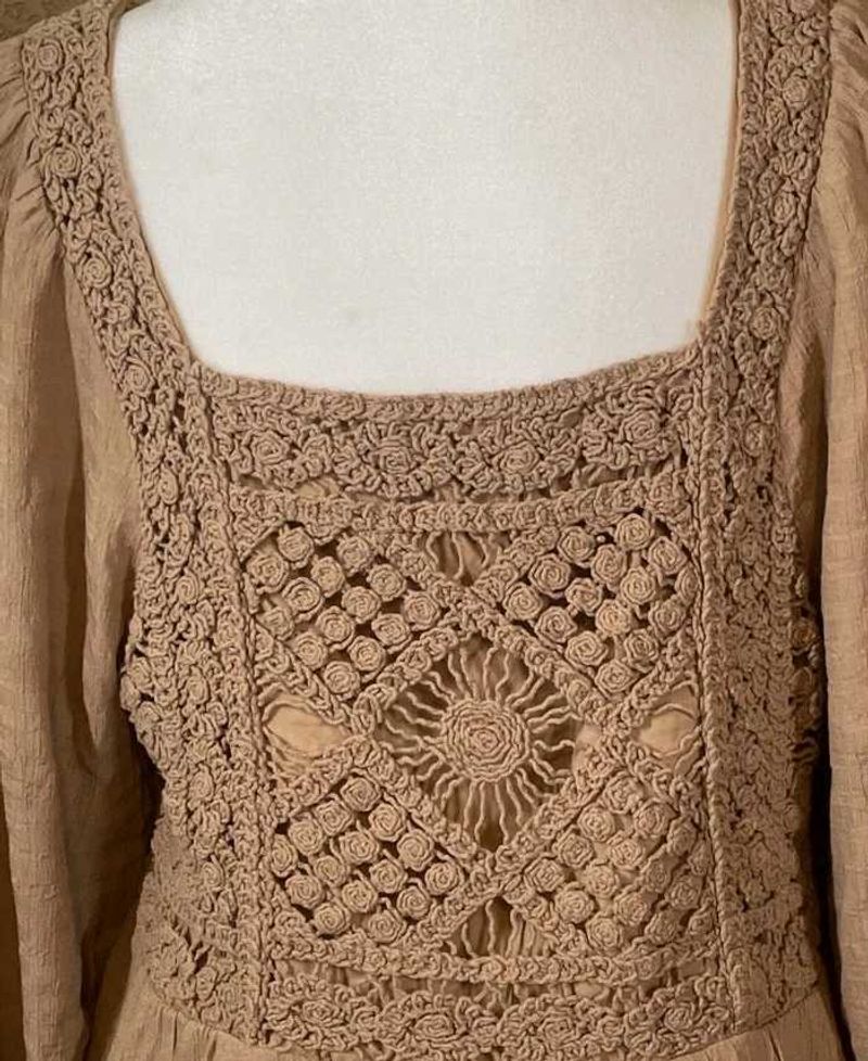 pinteresty dress beach look threaded brownish