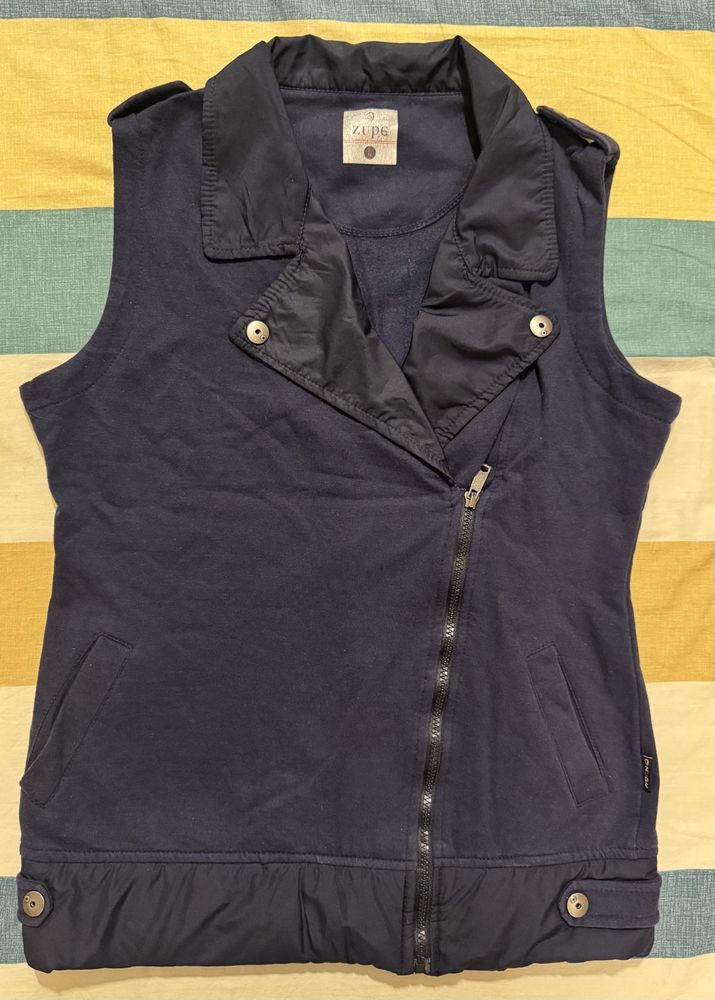 Stylish Navy Blue Vest
