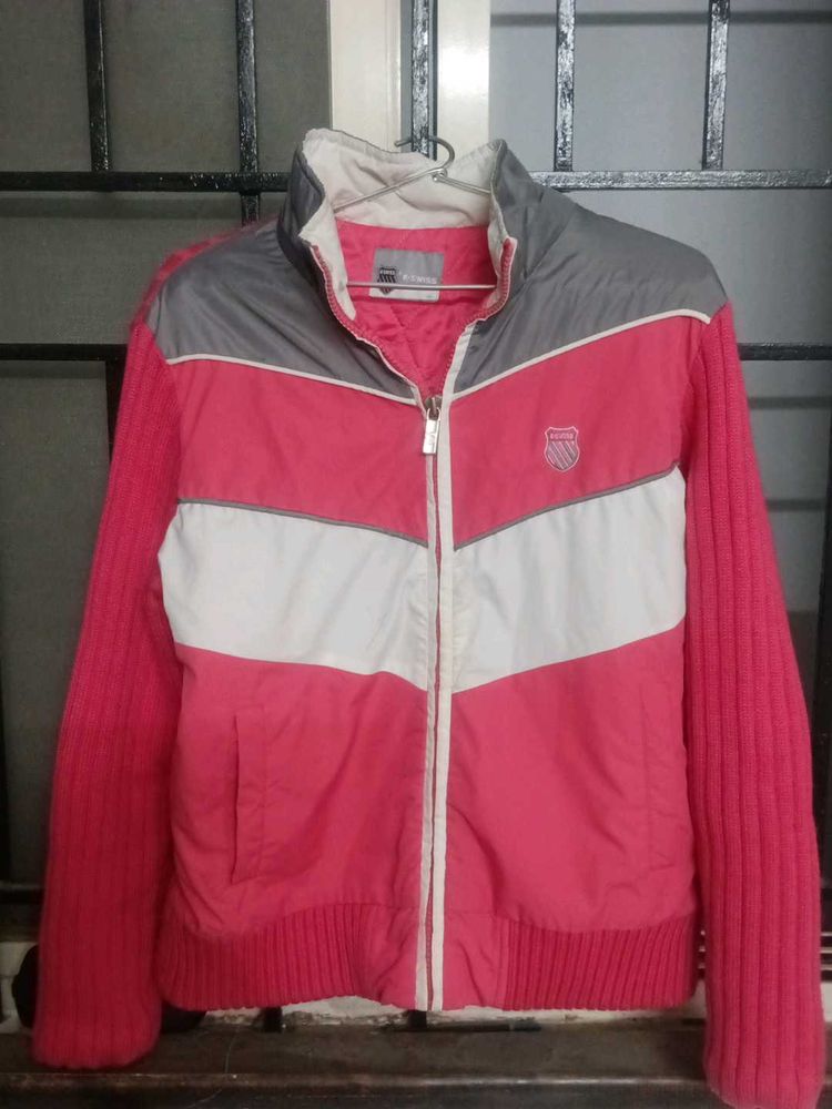 Unique Piece - K Swiss Woollen Pink Jacket