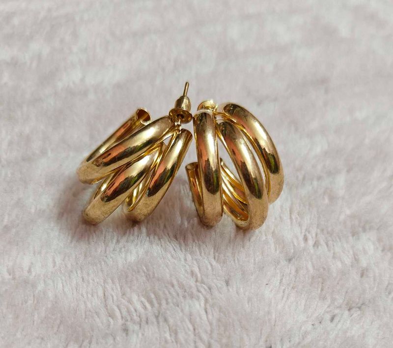 Gold Hoop Earrings