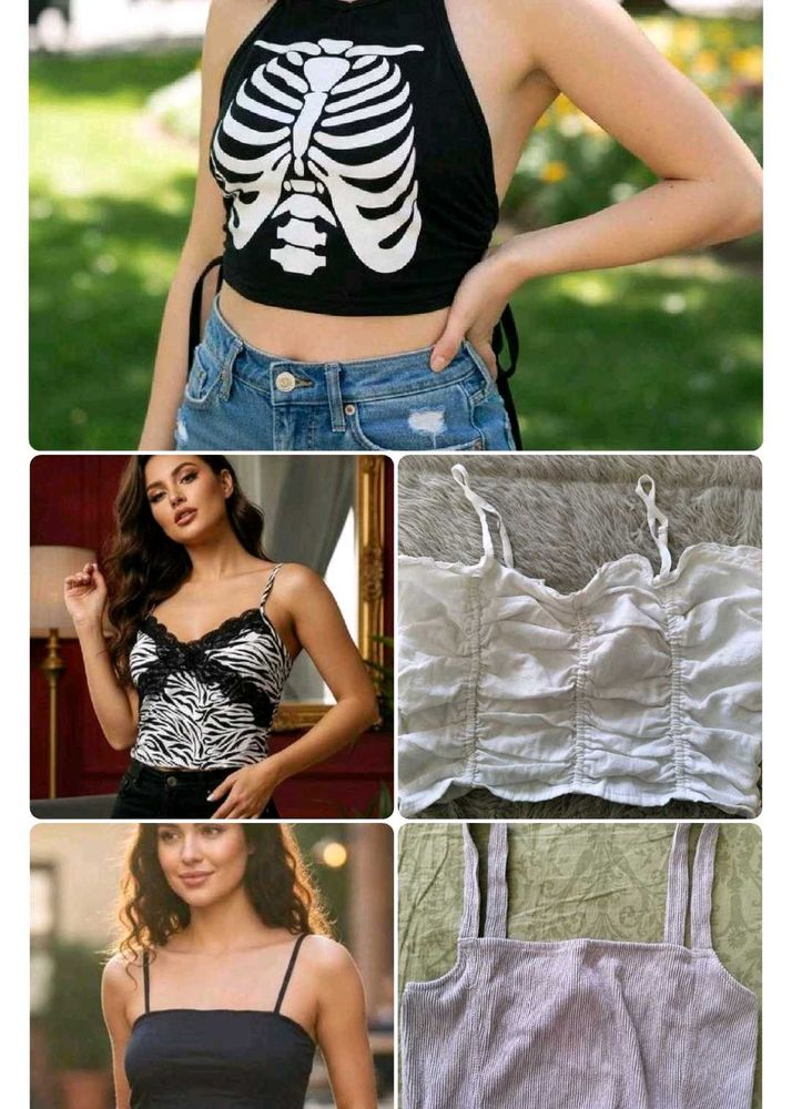 Bundle Deal: 5 Trendy Crop Tops