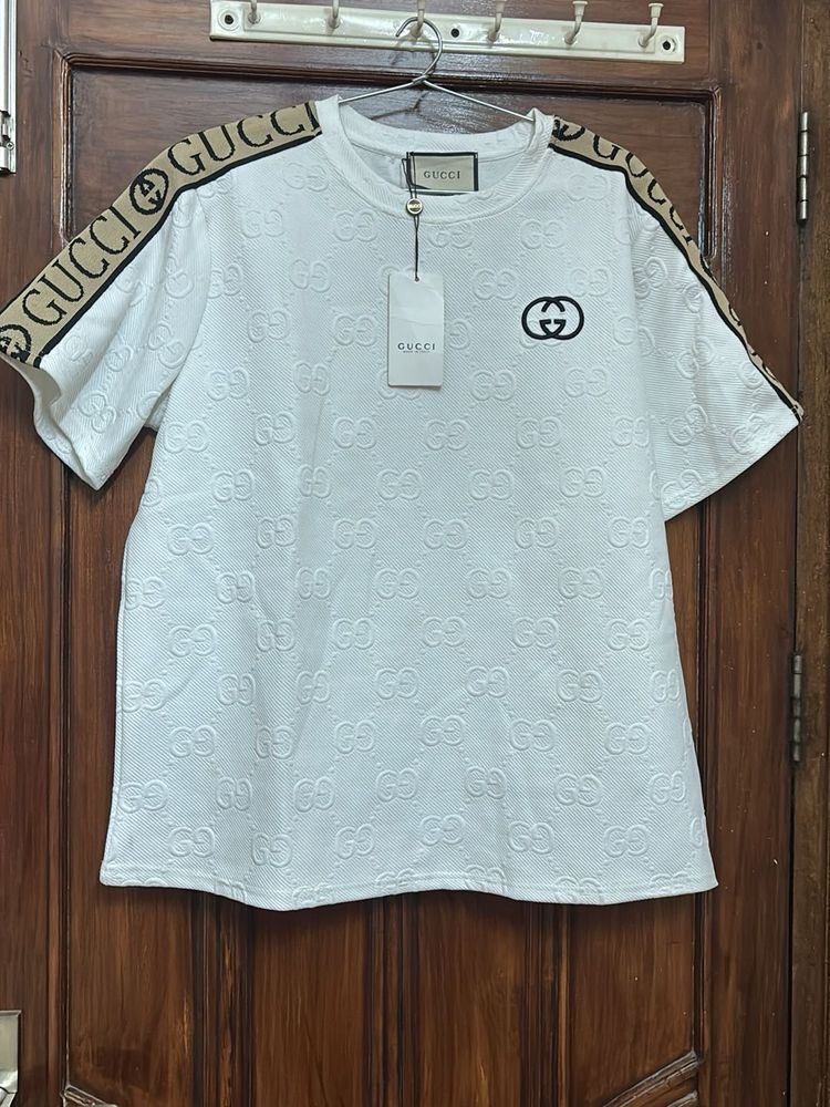 Gucci Interlocking G Jacquard Jersey T-Shirt