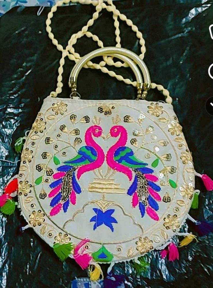 Multi Color Hand Bag