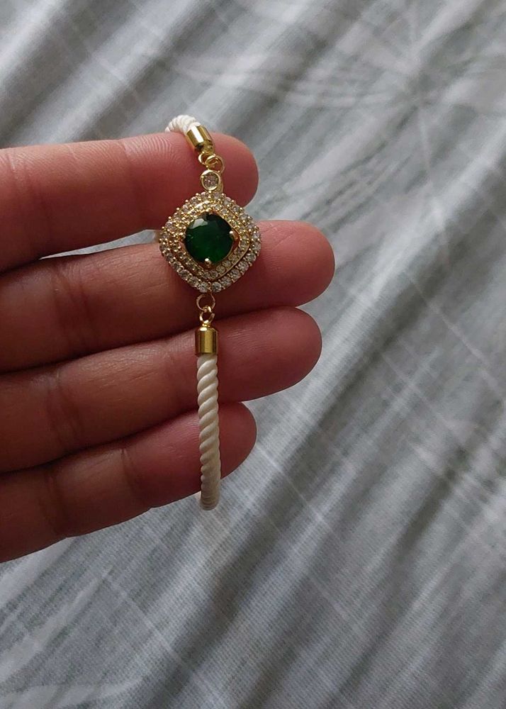 Emerald Charm Bracelet