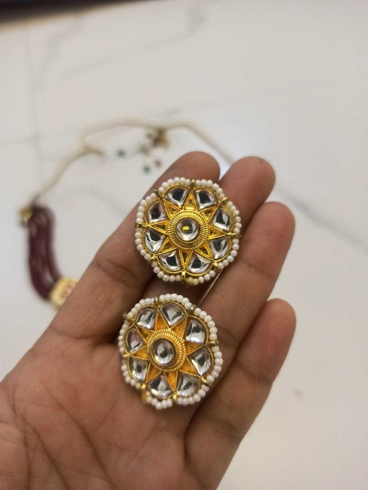 Kundan Stud Earrings